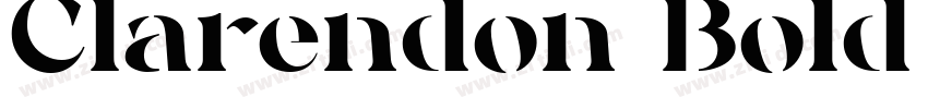 Clarendon Bold polic字体转换